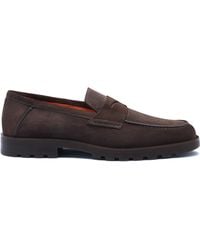 Santoni - Elegant Flat Shoes - Lyst