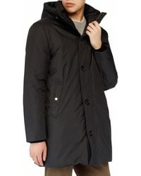 Moorer - Hooded Mid Length Parka Coat - Lyst