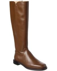Stuart Weitzman - Leather Knee-High Riding Boot - Lyst