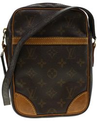 Danube leather crossbody bag Louis Vuitton Brown in Leather - 37127115