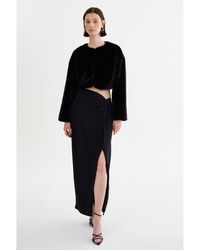 Lamarque - Ainslee Lurex Knit Maxi Skirt - Lyst