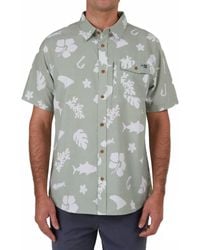 Salty Crew - Shoots Short Sleeve Tech Woven Shirt - Lyst