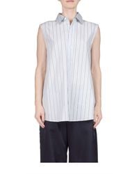 6397 - Sleeveless Button Down Top - Lyst