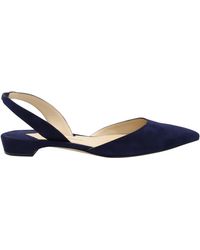 Paul Andrew - Rhea Pointed-Toe Suede Slingback Sandals - Lyst