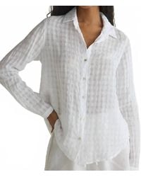 Bella Dahl - Clean Front Button Down Shirt - Lyst