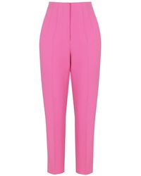 Nocturne - High-waisted Tapered Pants - Lyst