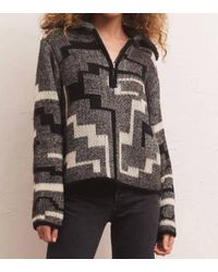 Z Supply - Phoenix Zip Pullover Sweater - Lyst