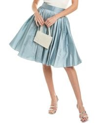 EMILY SHALANT - Classic Colors Taffeta Party Skirt - Lyst