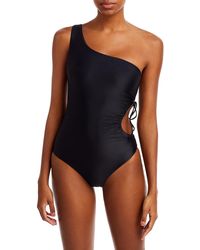 JADE Swim - Sena One Shoulder Cut-out One-piece Swimsuit - Lyst