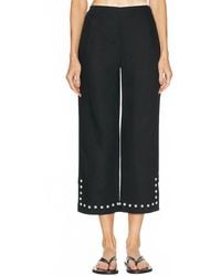 STAUD - Pre-Loved Piha Linen Pant - Lyst