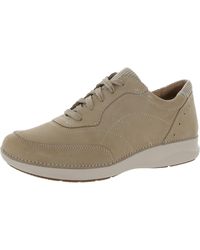 Clarks - Appley Tie Leather Lifestyle Casual And Fashion Sneakers - Lyst