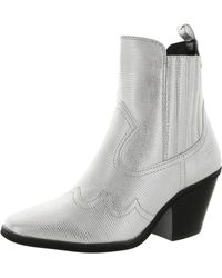 Dolce Vita - Brazos Faux Leather Embossed Ankle Boots - Lyst