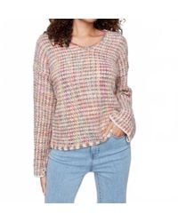 Charlie b - Long-Sleeve Yarn Sweater - Lyst
