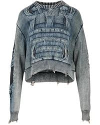 DIESEL - Cotton Sweater - Lyst
