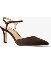 Michael Kors - Amara Suede Slingback Pump - Lyst