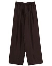 Rohe - Drawstring-Waist Silk Trousers - Lyst