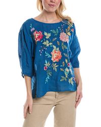 Johnny Was - Adele Boatneck Blouse - Lyst