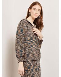 Misook - Collared V-neck Knit Tunic - Lyst