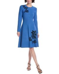 Lela Rose - Jacquard A-Line Dress - Lyst