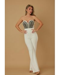 TRUEDAMES - Threaded Twisted Rope Knot Tie Jumpsuit - Lyst