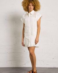 Suncoo - Cross Mini Dress - Lyst