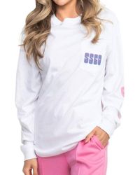 The Shirt Company - Positive Thoughts Puff Print Long Sleeve Tee - Lyst