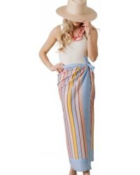 SUNSHINE TIENDA - Seaplane Stripe Sarong - Lyst