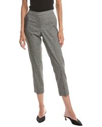 Theory - Treeca Pull On Linen-Blend Pant - Lyst