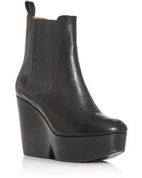 CLERGERIE PARIS - Beatrice Leather Pump Wedge Boots - Lyst