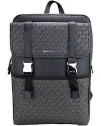 Michael Kors Cooper Signature PVC Graphic Logo Backpack Bookbag Red Blue  Multi