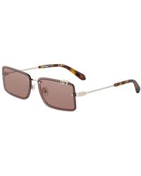 Off-White c/o Virgil Abloh - Sunglasses Rectangle Rimless, Gunmetal Frame And Lens Oeri13Ntampa7745 - Lyst