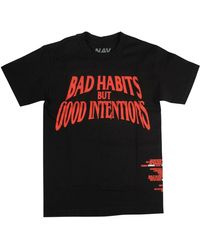 Vlone(GOAT) - X Nav 'bad Habits Good Intentions' T-shirt - Lyst