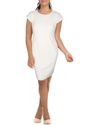 Calvin Klein - Cap Sleeve Knee-length Sheath Dress - Lyst