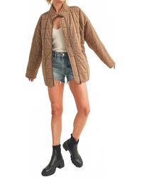 AEMI + CO - Quinn Quilted Jacket - Lyst
