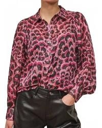 EsQualo - Basic Feather Flow Blouse - Lyst
