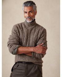 Banana Republic - Fireside Cable Sweater - Lyst