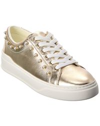 stuart weitzman excelsa leather sneaker