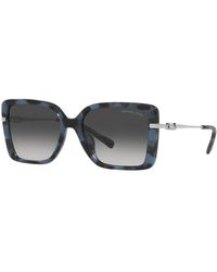 Michael Kors - Castellina 55mm Gradient Square Sunglasses - Lyst