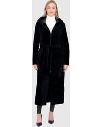 Gorski - Reversible Textured Shearling Lamb Zip Parka With Belt - Lyst