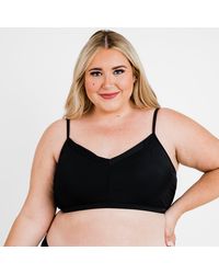 Calypsa - Plus Adjustable Strap Swim Bra - Lyst