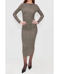 Veronica Beard - Long Sleeve Charissa Midi Dress - Lyst