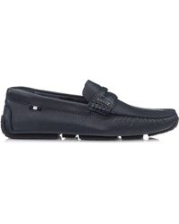 Bally - Pavel 6234458 Bovine Grained Leather Loafers - Lyst
