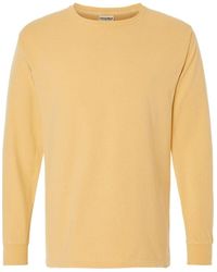 ComfortWash by Hanes - Garment-Dyed Long Sleeve T-Shirt - Lyst
