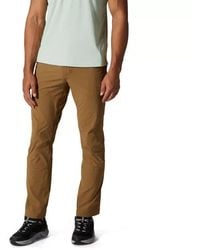 Mountain Hardwear - Basin Trek Pants Corozo Nut Straight Leg Chino Ups687 - Lyst