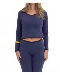 Find Me Now - Binded French Terry Polo Shirt - Lyst