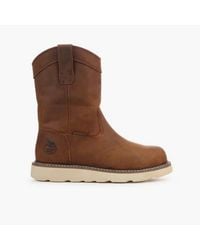 Georgia Boot - Core 37 Wedge Pull On Steel Toe Waterproof Work Boot - Lyst