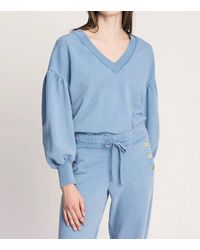 10 Crosby Derek Lam - Edie V-Neck Sweatshirt - Lyst