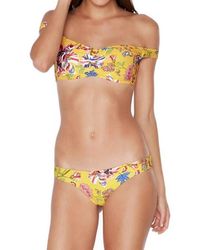 LSPACE - Pacific Bloom Emma Reversible Bitsy Bikini Bottom - Lyst