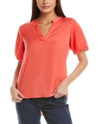 Vince Camuto - Quarter Puff Sleeve Blouse - Lyst