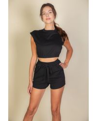 TRUEDAMES - Cap Sleeve Top And Shorts Sets - Lyst